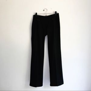 Max Studio Black Sailor Front Pants / Trousers